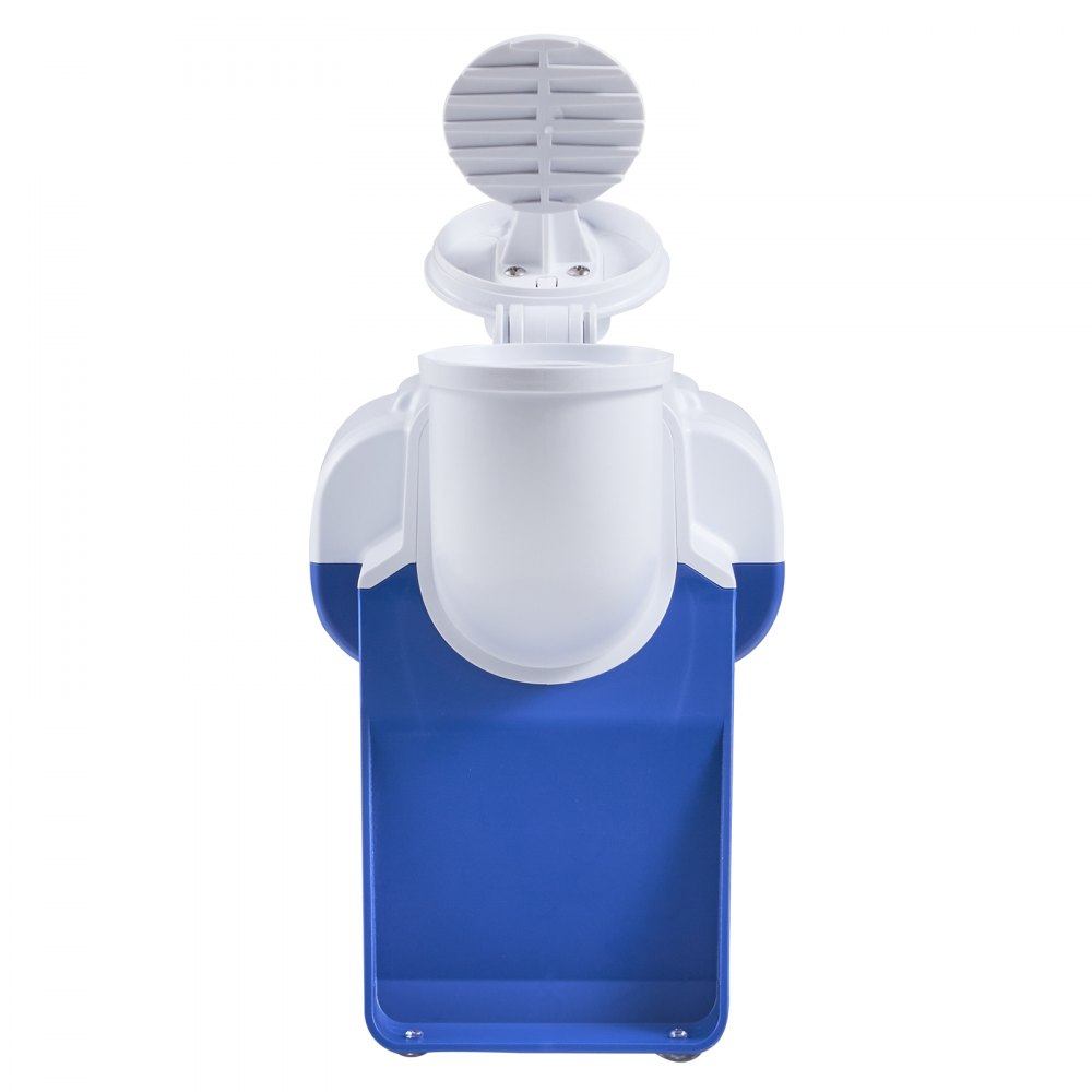 VEVOR Eiszerkleinerungsmaschine Eisrasiermaschine Eisrasierer 80 kg/h, ABS Eiszerkleinerungsrasierer 180 W, 410 x 172 x 275 mm Energieeinsparung Hersteller mit 2 Klingen