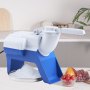 VEVOR Eiszerkleinerungsmaschine Eisrasiermaschine Eisrasierer 80 kg/h, ABS Eiszerkleinerungsrasierer 180 W, 410 x 172 x 275 mm Energieeinsparung Hersteller mit 2 Klingen