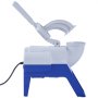 VEVOR Eiszerkleinerungsmaschine Eisrasiermaschine Eisrasierer 80 kg/h, ABS Eiszerkleinerungsrasierer 180 W, 410 x 172 x 275 mm Energieeinsparung Hersteller mit 2 Klingen