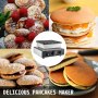 25pcs Poffertjes Maker Dutch Pfannkuchen Maschine Kommerziell Waffeleisen Bäcker