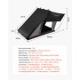 VEVOR Autodachzelt Hartschalen für 2-3 Personen, Campingzelt aus Aluminium mit Dreifarbiger LED-Beleuchtung & 1 Fenster, Wasserfest & Windicht, für Jeep SUV Pickup, 256 x 222 x 152 cm (Aufgeklappt)