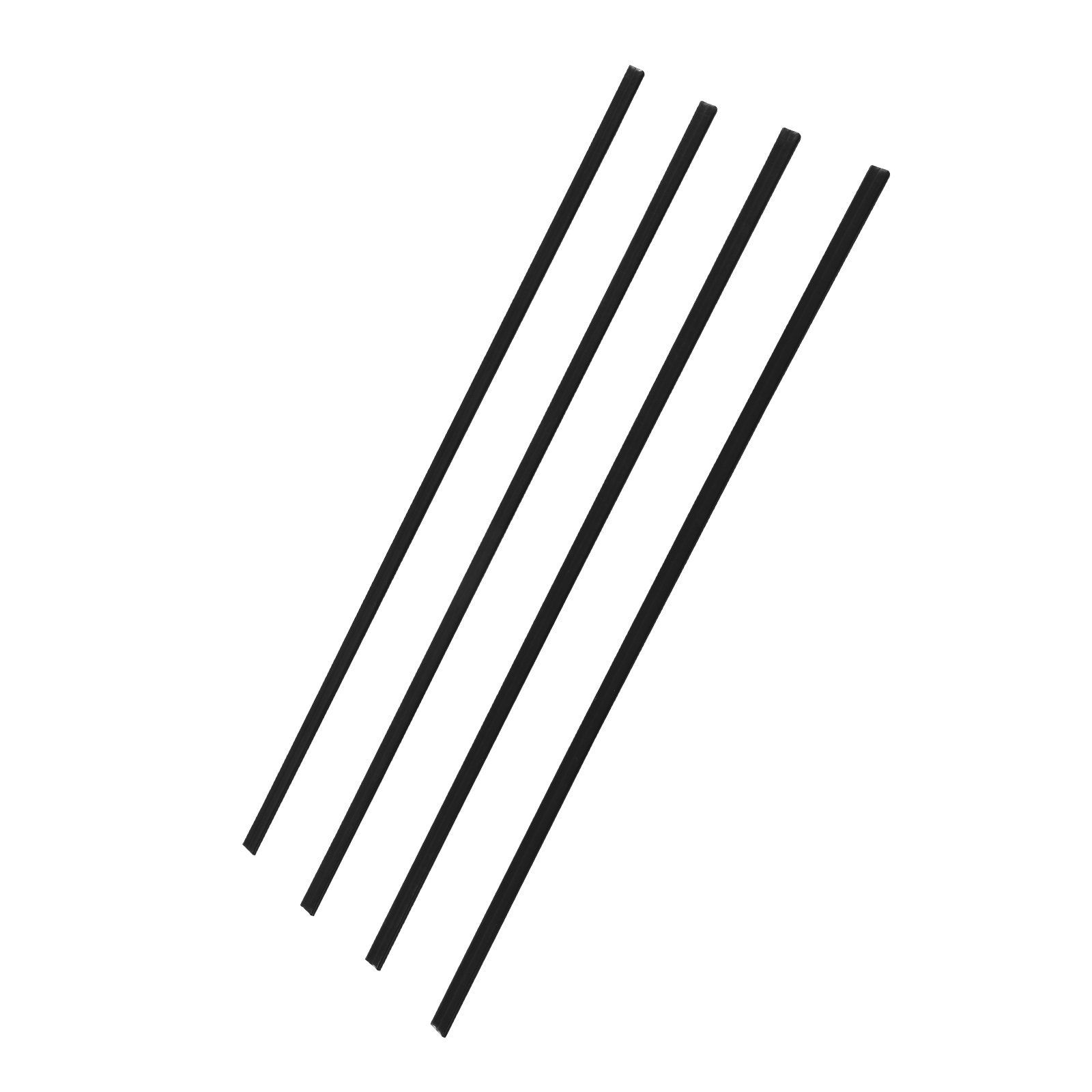 VEVOR privacy screen slats, 1740 mm double-walled vertical slats with bottom locking mechanism for chain link fences, HDPE chain link slats, ideal for garden, farm, sports field (black)