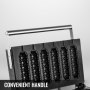 VEVOR Waffelmaschine 1500 W Waffeleisen Backblech Waffelautomat 130 x 30 mm Jede Waffelgröße Waffle Maker 50-300 °C 0-5 Minuten Waffeleisen