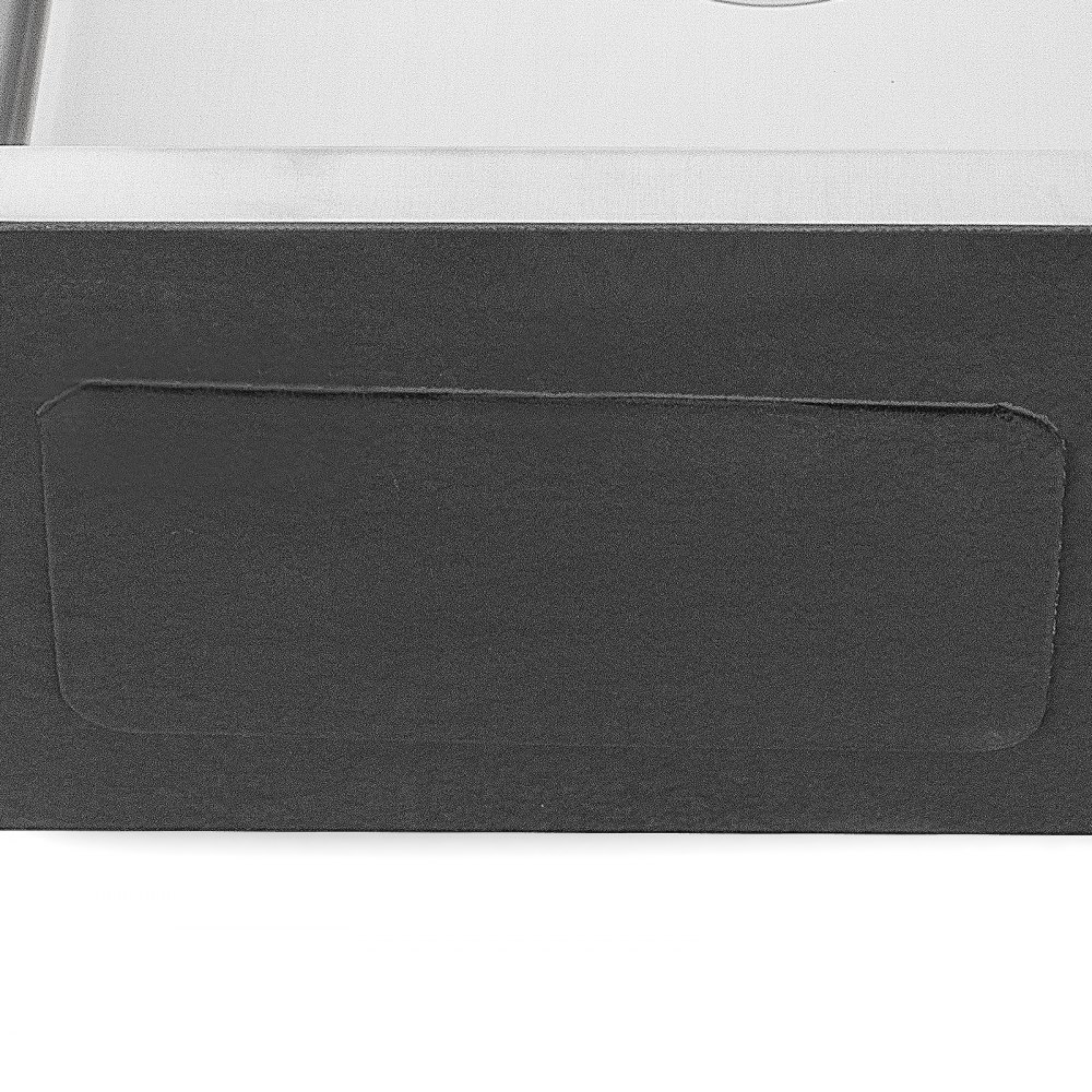 Edelstahl Küchenspüle Einbauspüle 81x46 Cm Waschtrog Eckspüle Spültisch