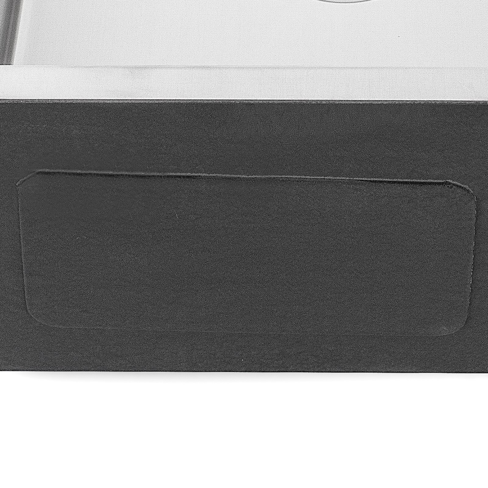 Edelstahl Küchenspüle Einbauspüle 81x46 Cm Waschtrog Eckspüle Spültisch