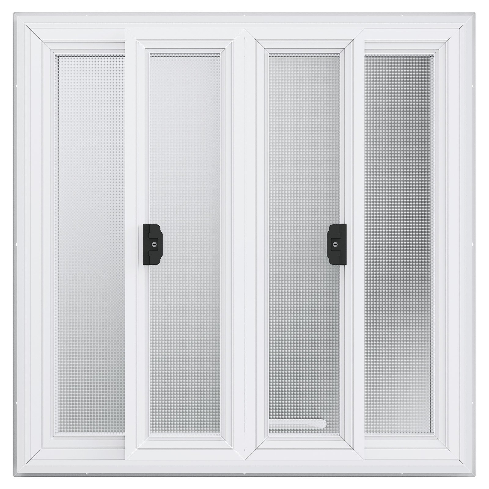 VEVOR Imbissfenster 36"x36", Servicefenster aus Aluminiumlegierung für Imbisswagen mit 4 horizontalen Schiebefenstern & Markisentür & Zughaken, bis zu 85 Grad schwenkbares Servierfenster für Imbisswagen