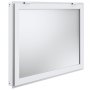 VEVOR Imbissfenster 48"x36", Servicefenster aus Aluminiumlegierung für Imbisswagen mit 4 horizontalen Schiebefenstern & Markisentür & Zughaken, bis zu 85 Grad schwenkbares Servierfenster für Imbisswagen