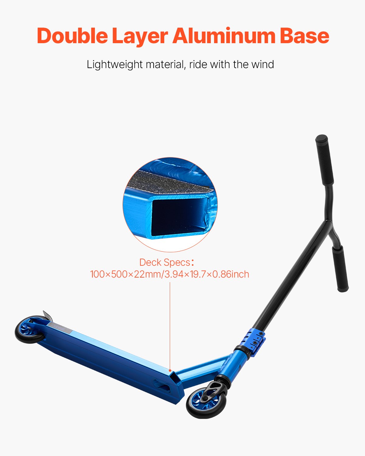 VEVOR Stunt-Scooter Pro Komplett Trick Scooter für Kinder im Alter von 9–11 Jahren, Teenager, Jungen und Mädchen, Freestyle Street Rider für Fortgeschrittene und Anfänger