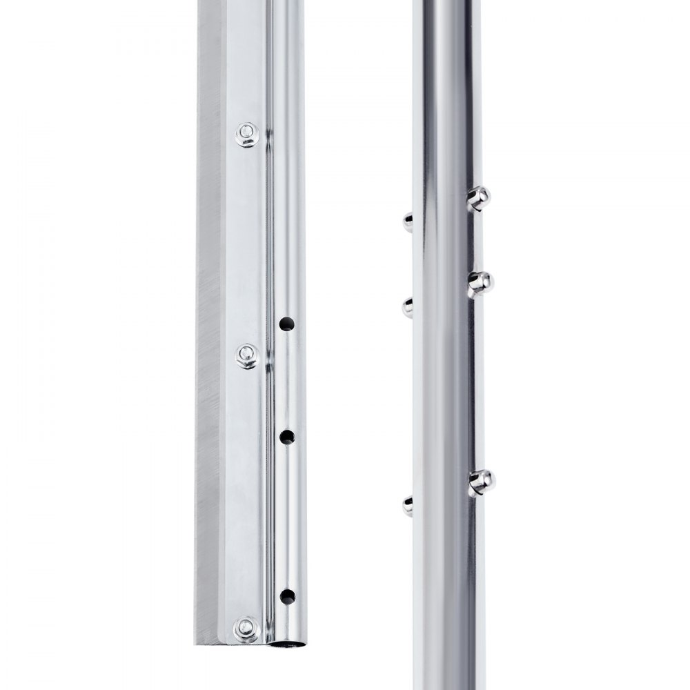 VEVOR Teichrechen, Wasser Unkrautrechen mit 1219 mm max. Schnittbreite, Stahlklingen, See-Unkrautschneider mit 9 m Nylonseil, Seerechen zum Entfernen von Rohrkolben, Schilf, Seerosenblätter