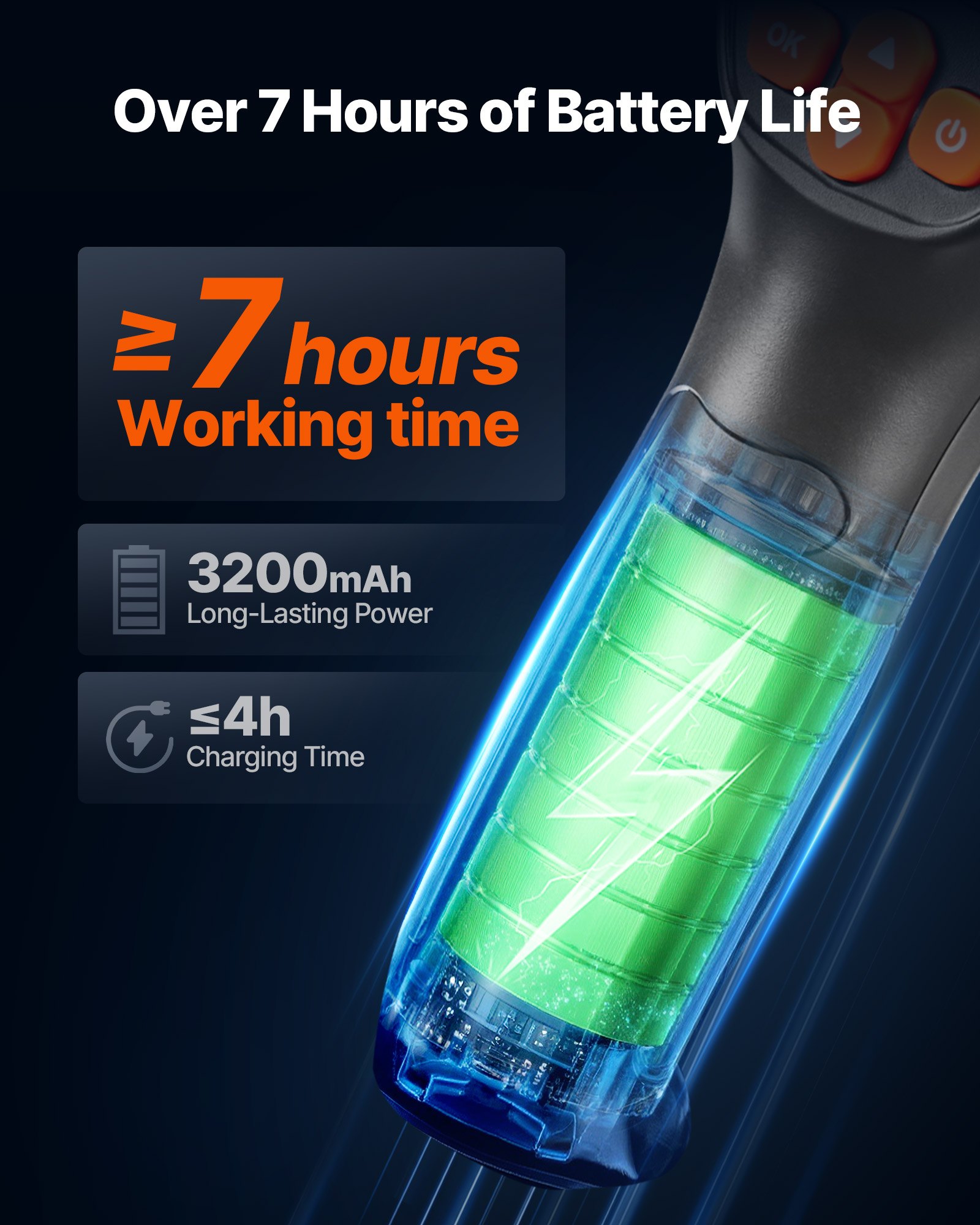 VEVOR Wärmebildkamera, TISR Superauflösung 240x180, handheld Thermokamera mit 2 MP visueller Kamera, 96x96 IR-Auflösung, 25 Hz Bildwiederholfrequenz, -20 -550 °C, 4 Bildmodi & 6 Farbpaletten