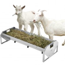 VEVOR Futtertrog Vieh, 114 x 49 x 28 cm, Futterraufe, robuste Heuraufe aus Stahl, Futtertrog für Schafe aus verzinktem Stahl, zur Fütterung von Pferden, Schafen, Schweineställen, Futterspender