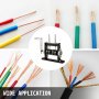 Vevor Kabelabisoliermaschine Kabelschälmaschine 1-30mm 4 Klinge Kabelschäler
