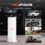 VEVOR Ölabsaugpumpe 6,5L Manuell Ölabsauggerät Ø200x550mm Ölwechselpumpe Auto Absaugpumpe Handpumpe Flüssigkeitsabsaugpumpe Geeignet zum Absaugen von Motoröl Getriebeöl Bremsflüssigkeit