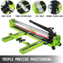 VEVOR Profi Manuelle Fliesenschneidmaschine 1000 mm Fliesenschneidmaschine Min Schnittbreite 35 mm Professioneller Fließenschneider Bodenplatte 10 cm