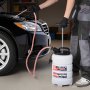 VEVOR Flüssigkeitsabsauger, 9,5 L Fassungsvermögen, Manuelle Ölabsaugpumpe mit Schlauch & Verlängerungsschläuchen, Öltransfersystem mit HDPE-Tank, Pumpenwerkzeug für Autos, Rasenmäher, Boote
