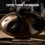 VEVOR Handpan Drum 55cm 10 Noten D-Moll Handtrommel Instrument mit Schlägel