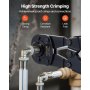VEVOR Crimpzange, PEX- & Aluminium-Kunststoff-Rohre mit TH12-, TH16-, TH20-, TH26- & TH32-Backen & biegsamem Griff, Presszange mit Aufbewahrungskoffer für Rohrreparaturen & -installationen
