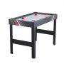 VEVOR 4 in 1 Kombi-Spieltisch-Set Airhockey-Tisch (122 cm), Multi-Kombinationstisch mit Airhockey & Pool-Billard & Tischfußball & Pingpong & Pushern & Pucks, Arcade-Tisch für Familienspielzimmer