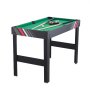 VEVOR 4 in 1 Kombi-Spieltisch-Set Airhockey-Tisch (122 cm), Multi-Kombinationstisch mit Airhockey & Pool-Billard & Tischfußball & Pingpong & Pushern & Pucks, Arcade-Tisch für Familienspielzimmer