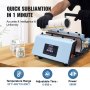 VEVOR Wärmepresse Becher-Hitzepresse 887ml Sublimationsbecher Blau DIY