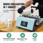 VEVOR Wärmepresse Becher-Hitzepresse 887ml Sublimationsbecher DIY Grün