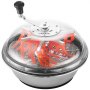 VEVOR Bud Leaf Bowl Trimmer, 420 mm Manual Bud Trimmer, with Sharp Stainless Steel Blades, Visual Cutting, Wet & Dry Hydroponic Cutting Machine, Twisted Spin Cut for Plants Leaves Buds Flowers