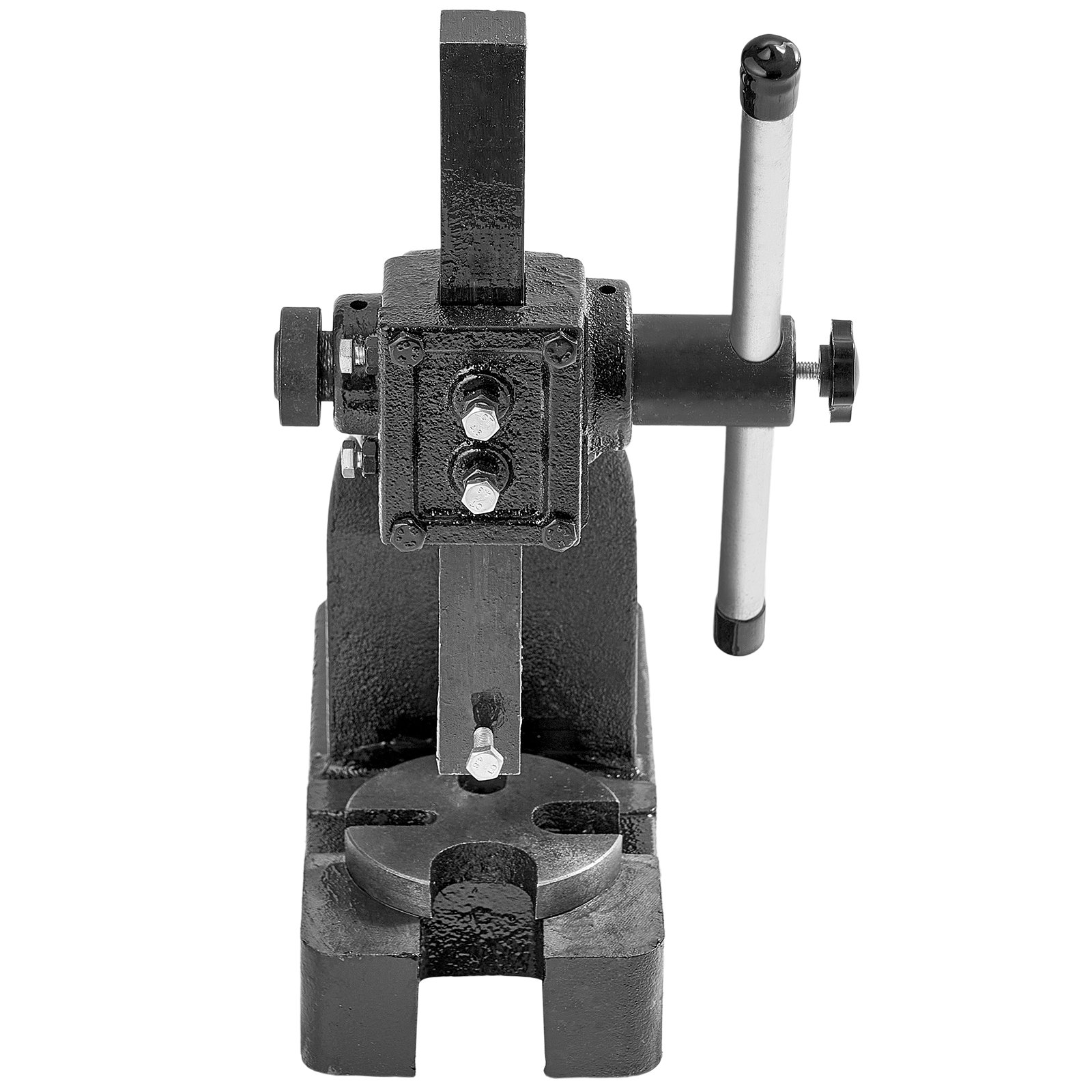 VEVOR Mandrel Press, 1 t Hand Lever Press, Manual Mandrel Press Precision Hand Press, 150 mm Maximum Height, Manual Desktop Cast Iron Punching Press, for Punching, Bending, Stretching, Forming