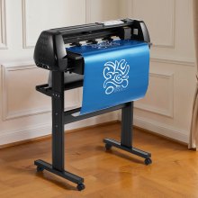 VEVOR Vinylschneidemaschine mit 72 cm max. Zufuhrbreite & Doppelklingen & LED-Anzeige, einstellbares Vinyl-Schneideplotter-Set mit Signmaster-Software, kompatibel mit Windows und macOS