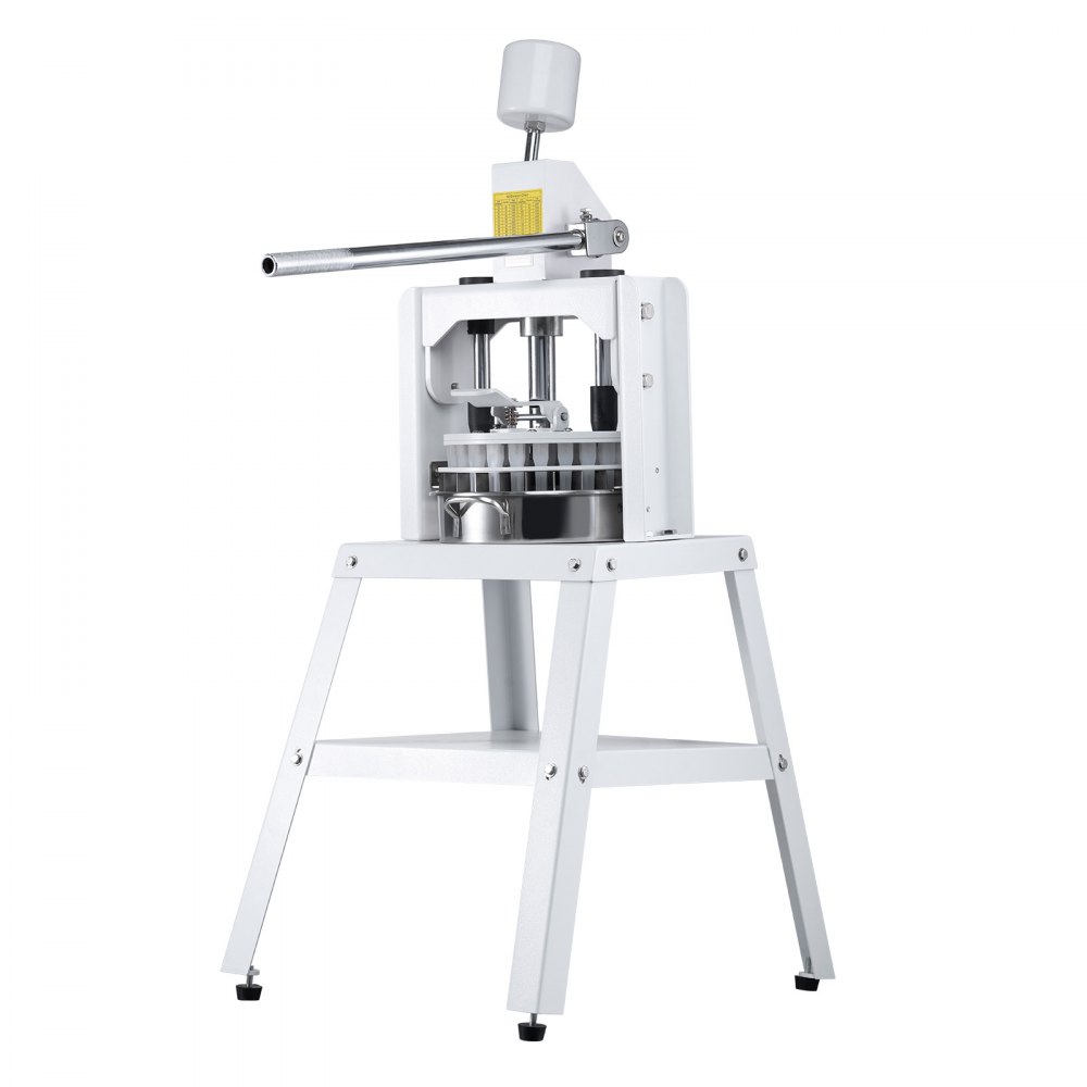 VEVOR Teigteiler und Rundmacher, 40-teilige manuelle Teigteilermaschine, 30–150 g Handpresse-Teigschneider mit Tablett und Klinge aus 304er Edelstahl, Brotbackautomat für Bäckerei, Restaurant, Gewerbe