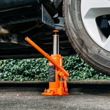 VEVOR hydraulischer Flaschenheber mit 10 t Kapazität, 235–470 mm Hubbereich, Flaschenwagenheber mit Schweißsystem für Auto Pickup SUV Autoreparatur, Stempelwagenheber Orange Wagenheber Hochleistung