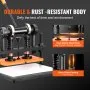 VEVOR Leder Stanzmaschine Manuelle Lederschneidemaschine 28 x 14 cm, Leder Prägemaschine 1,5 t Belastbare Leder-Stanzmaschine Geeignet für Leder, PVC/EVA-Schaumstoff, nicht Klebende Materialien