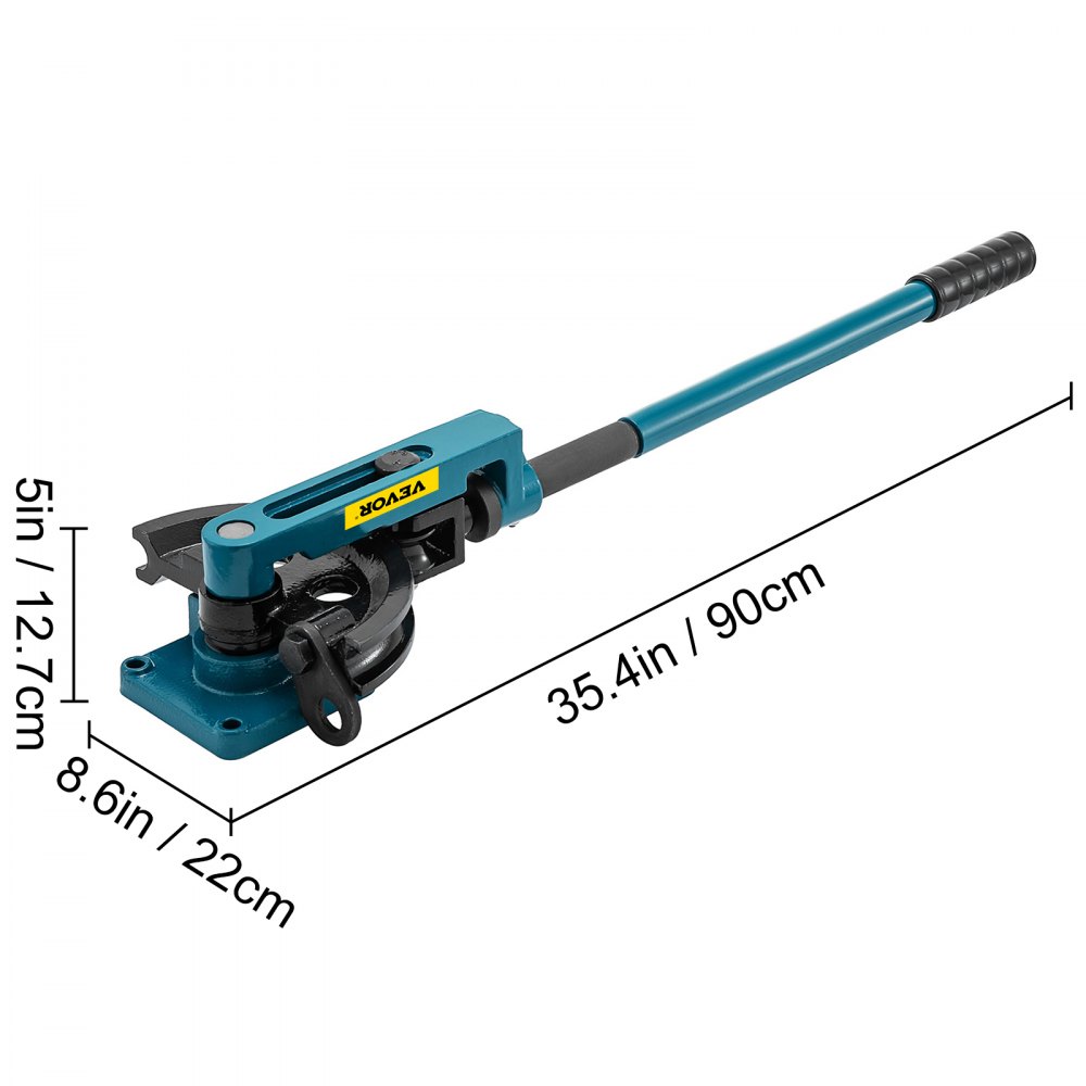 Manueller Rohrbieger-Satz 3/8", 1/2", 9/16", 5/8", 3/4", 7/8", 1" mit Matrizen