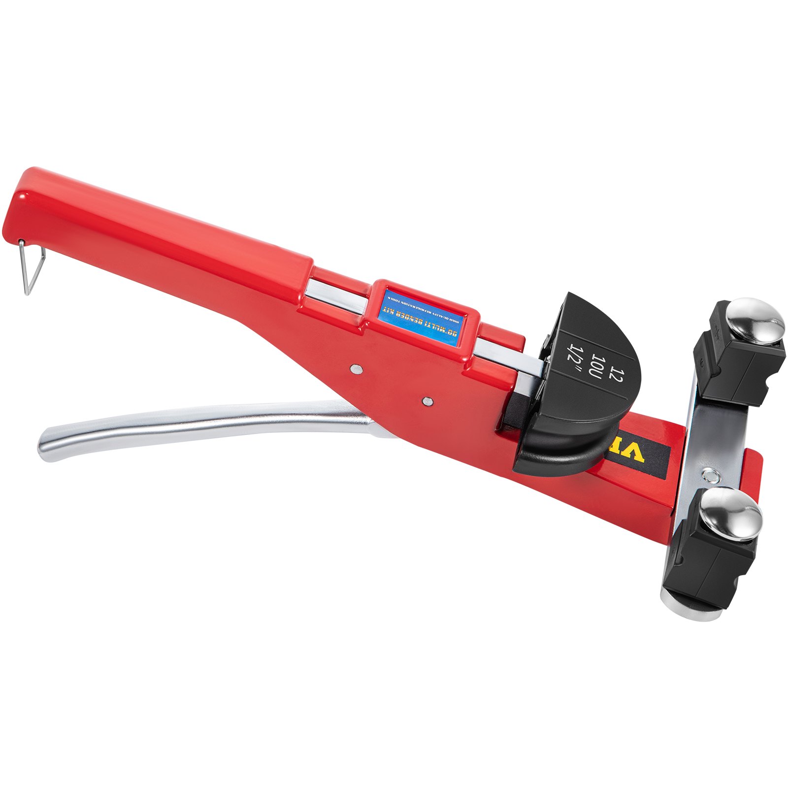 VEVOR Rohrbieger, 7 Matrizen 6-22 mm Ratschen-Rohrbiegegerät-Set, 90°-Handrohrbieger mit Rückbiegevorsatz, 10 KN Biegekraft Handbiegemaschine