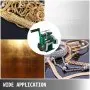 VEVOR Manuelle Rolling Mill Kombination Walzwerk 120mm Handwalzwerk Maschine 80mm Maschine Schmuck mit Gute Verschleißfestigkeit Tablettierung Vierkantdraht für Schmuck Design und Reparatur