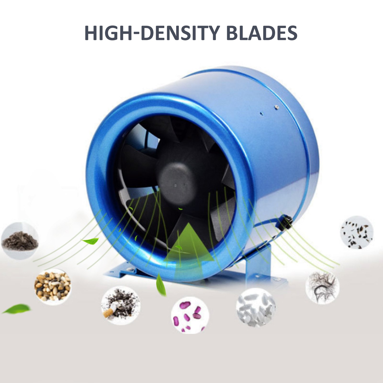 Neu 200mm Industrieventilator Gebläse Ventilator Rauch Lüftung Industrie