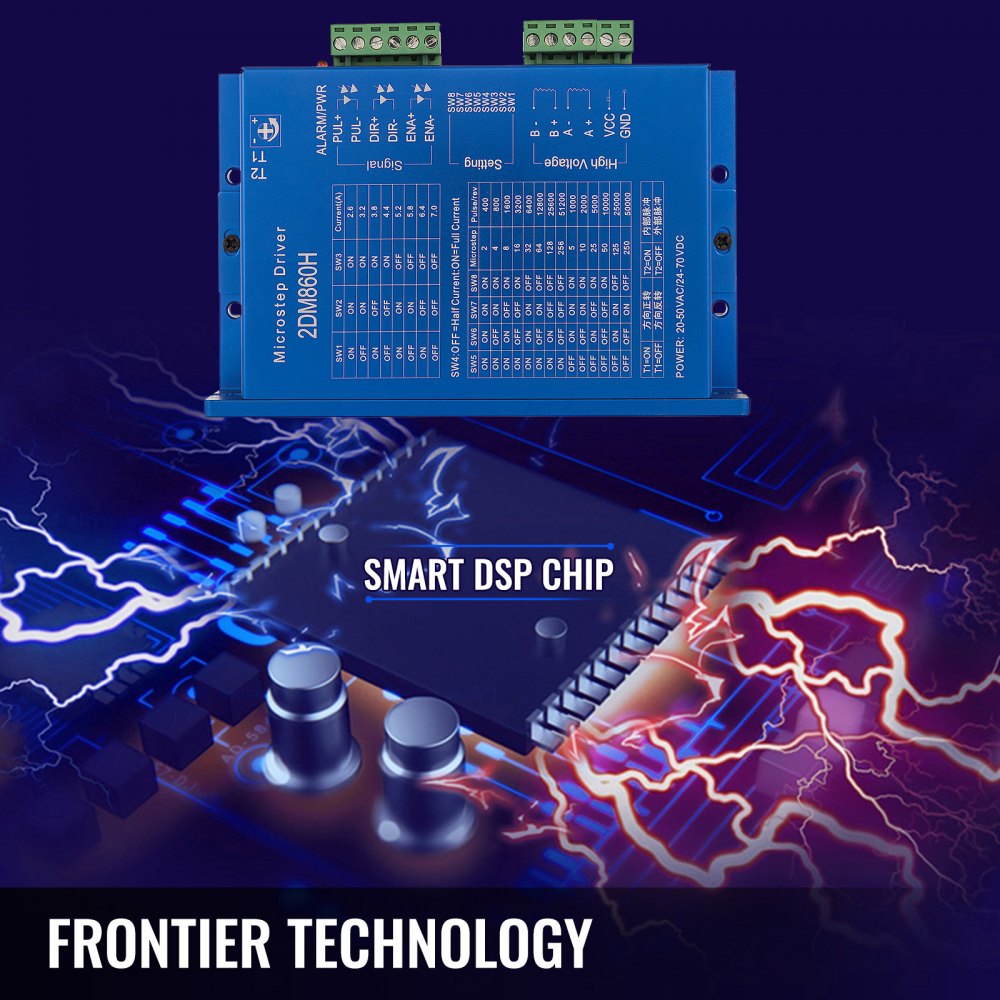 Schrittmotortreiber 2.4-7.2a Für Nema 34/42 Nema 42motor Selectable Automatic