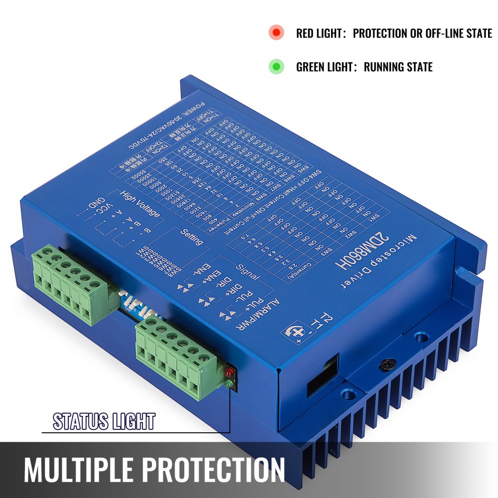 Schrittmotortreiber 2.4-7.2a Für Nema 34/42 Nema 42motor Selectable Automatic