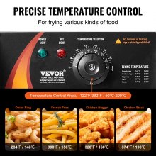 VEVOR Kommerzielle Elektrische Fritteuse Edelstahl 2500W+2500W Abnehmbar