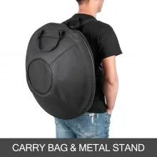 Vevor 9 Töne Handpan Stahl Tanktrommel Handtrommel Straßenfest Vibrationstrommel