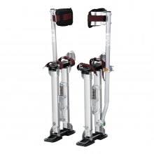 VEVOR Arbeitsstelzen Trockenbau 45,7-76,2cm Höhenverstellbar Aluminiumstelzen Deckenbau 103kg Tragfähigkeit Malerstelzen 27-29cm Fußgröße Für Malerarbeiten Heimdekoration Baumschnitt Elektroarbeiten