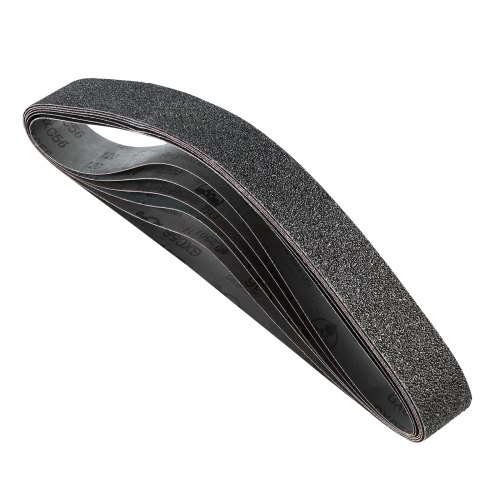 11-teiliges Premium Schleifbänder Set 50x686 mm Körnung 60-120 für Standbandschleifer Schleifband/Schleifpapier Korn 60/80/120