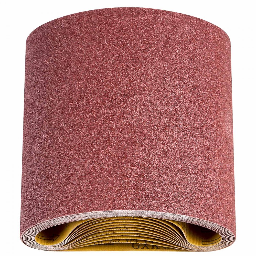 VEVOR Schleifbänder, 202 x 485 mm Schleifpapier für Bandschleifer, 12 Stück 80-Körnung, Gewebe-Schleifband aus Aluminiumoxid, Ideal für Holzbearbeitung, Stahl, Aluminium, Nichteisenmetalle