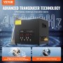 VEVOR Ultraschallreiniger 240 W digitales Ultraschallreinigungsgerät mit verbesserter Entgasung & Schonmodus, 40 kHz industrieller Ultraschallreiniger mit Timer & Heizung für Schmuckhalter Schwarz