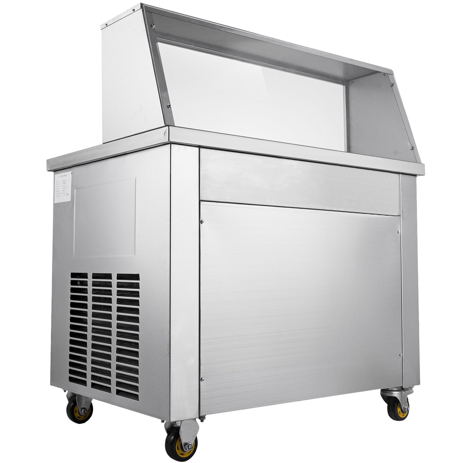 Doppelte Pfanne Gebratene Eiscreme Maschine Fünf Eimer Joghurt Milch Eismaschine