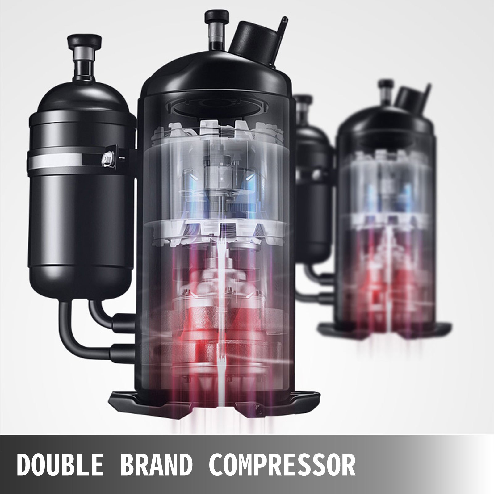 Doppelte Pfanne Gebratene Eiscreme Maschine Fünf Eimer Joghurt Milch Eismaschine