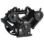 VEVOR Luftkompressor Pumpenkopf 10PS 12bar Druckluft Aggregat 4 Zylinder, Kompressoraggregat für Werkstatt & Garage, Ersatzkopf aus Gusseisen, Zweistufig, 850 L/min Luftdurchsatz, mit Riemenscheibe
