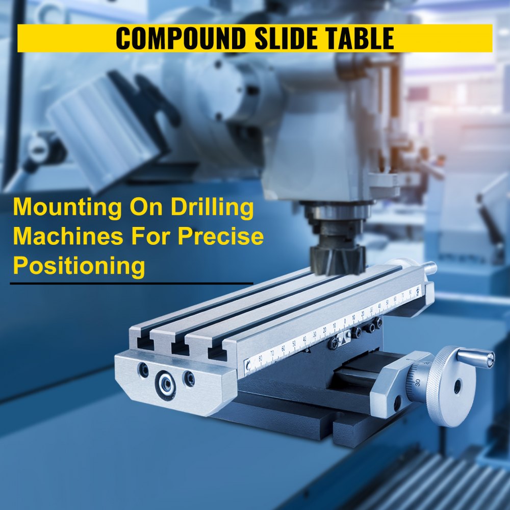 Vevor 160 Mm X 100 Mm Bodengröße 100 Mm X 200 Mm Kreuztisch Koordinatentisch