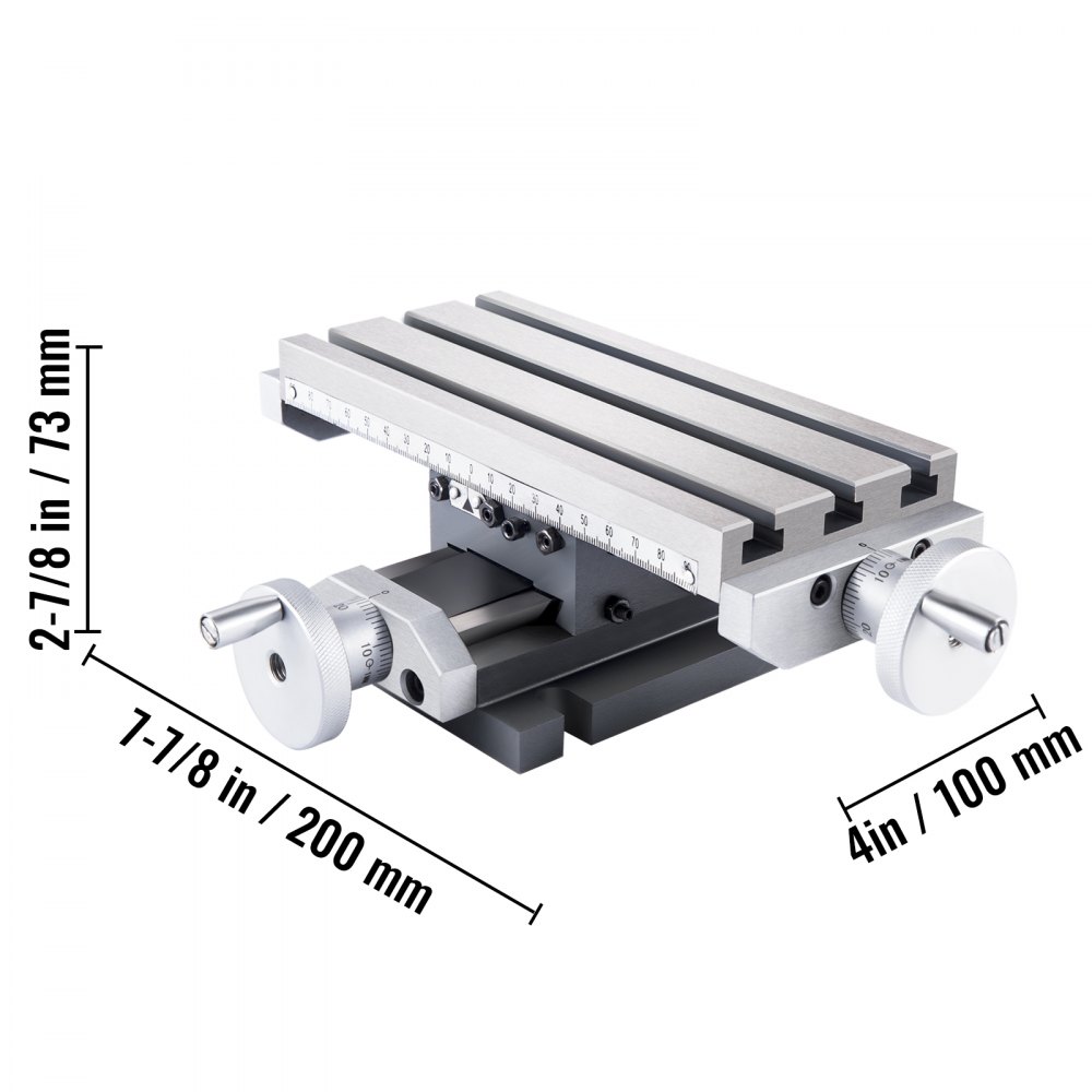 Vevor 160 Mm X 100 Mm Bodengröße 100 Mm X 200 Mm Kreuztisch Koordinatentisch