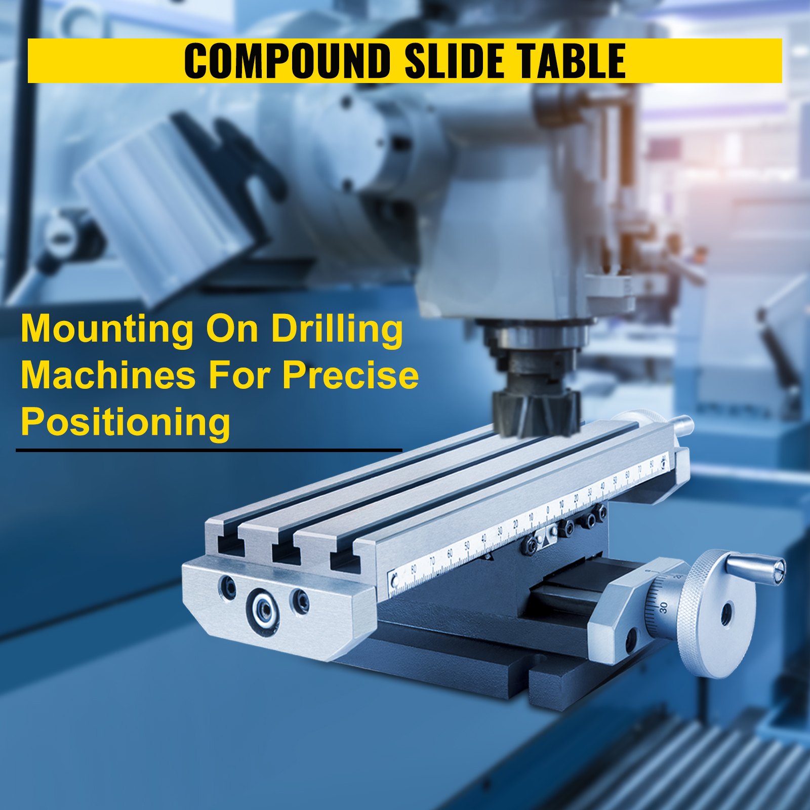 Vevor 160 Mm X 100 Mm Bodengröße 100 Mm X 200 Mm Kreuztisch Koordinatentisch