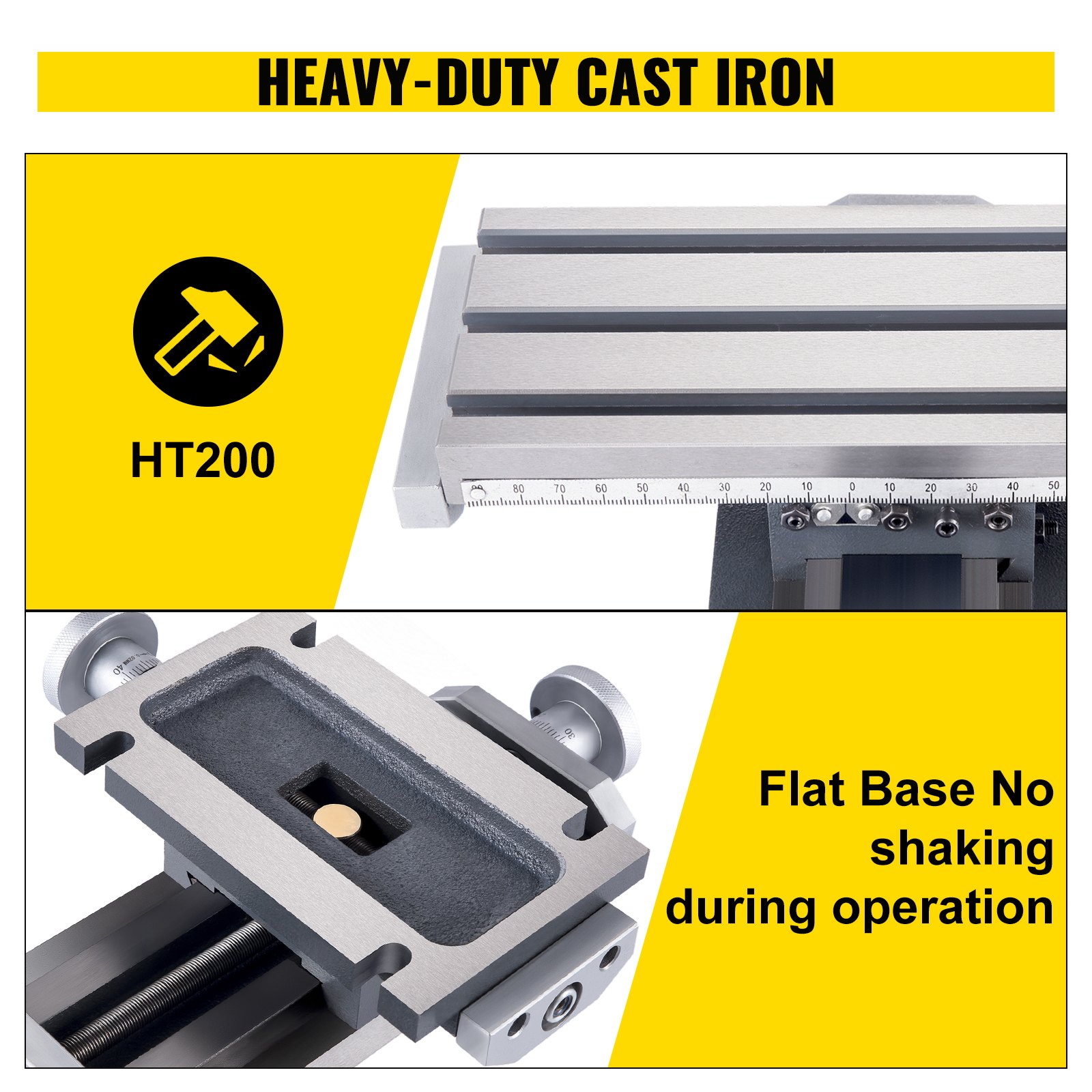 Vevor 160 Mm X 100 Mm Bodengröße 100 Mm X 200 Mm Kreuztisch Koordinatentisch